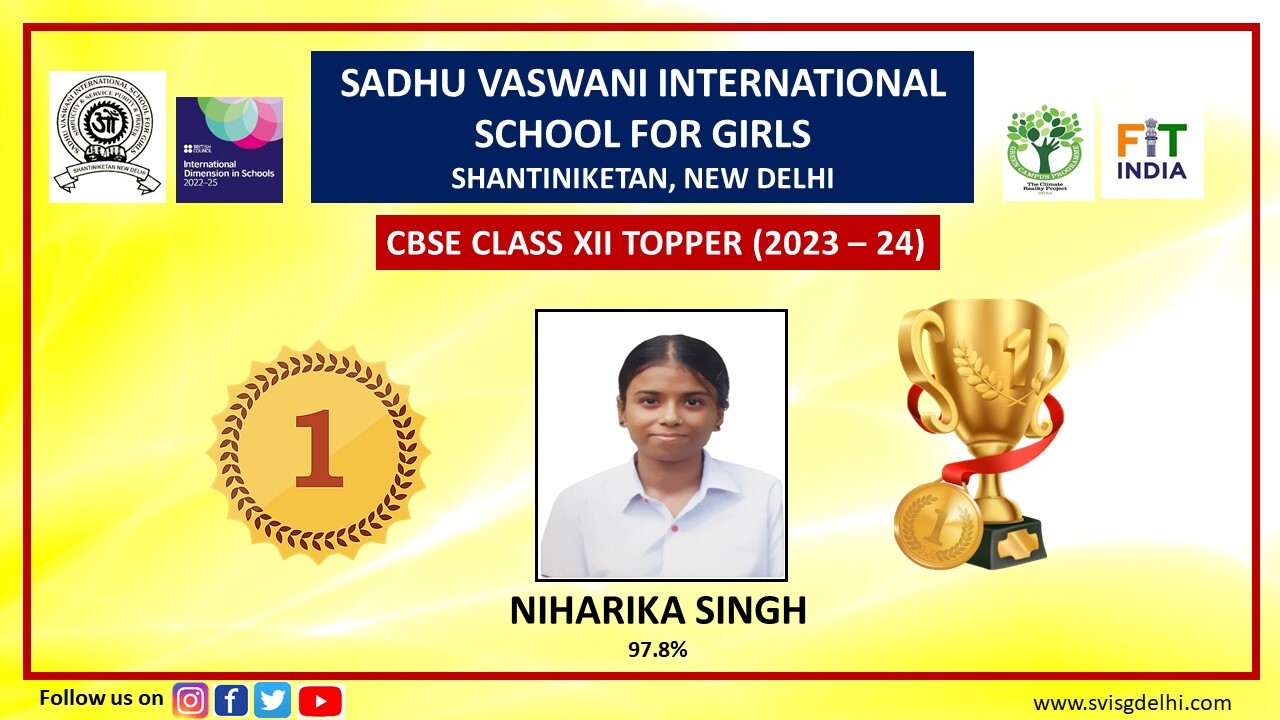 SADHU VASWANI INTERNATIONAL SCHOOL FOR GIRLS