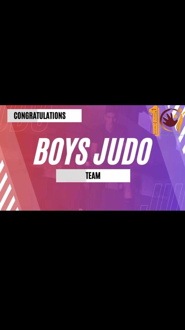 Congratulations to our Boys Judo Team