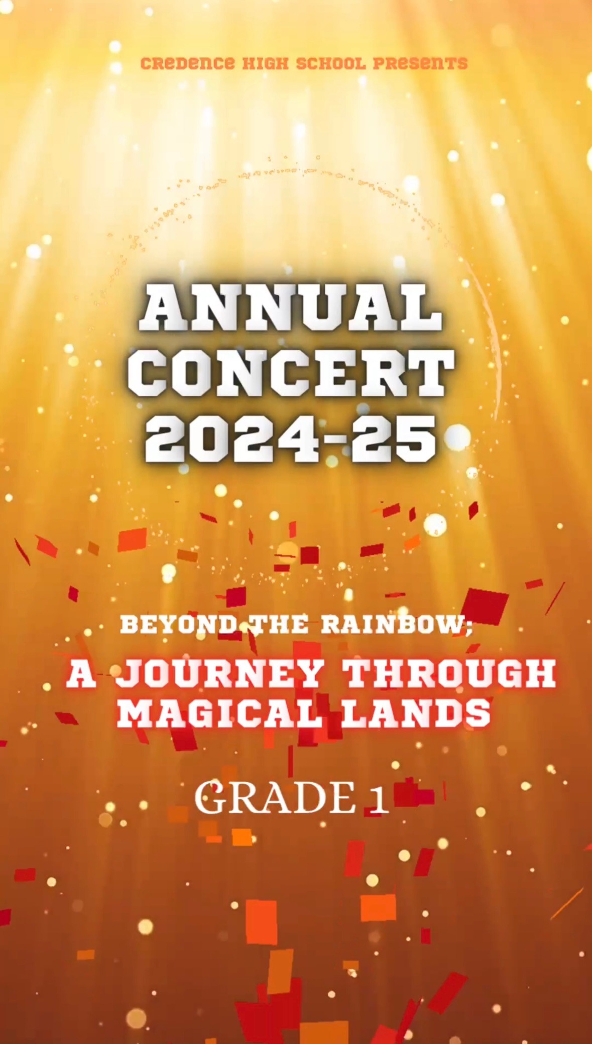 Annual Concert Gr 1