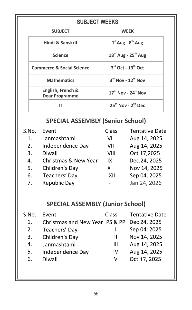 school assembly