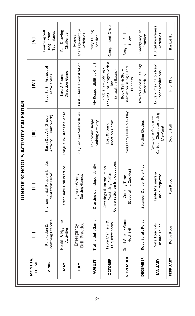 kindergarten activity
