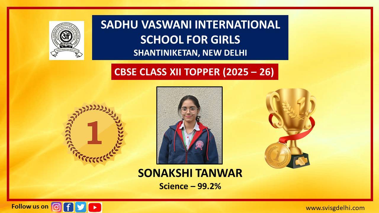 Class XII School Topper (2025-26)