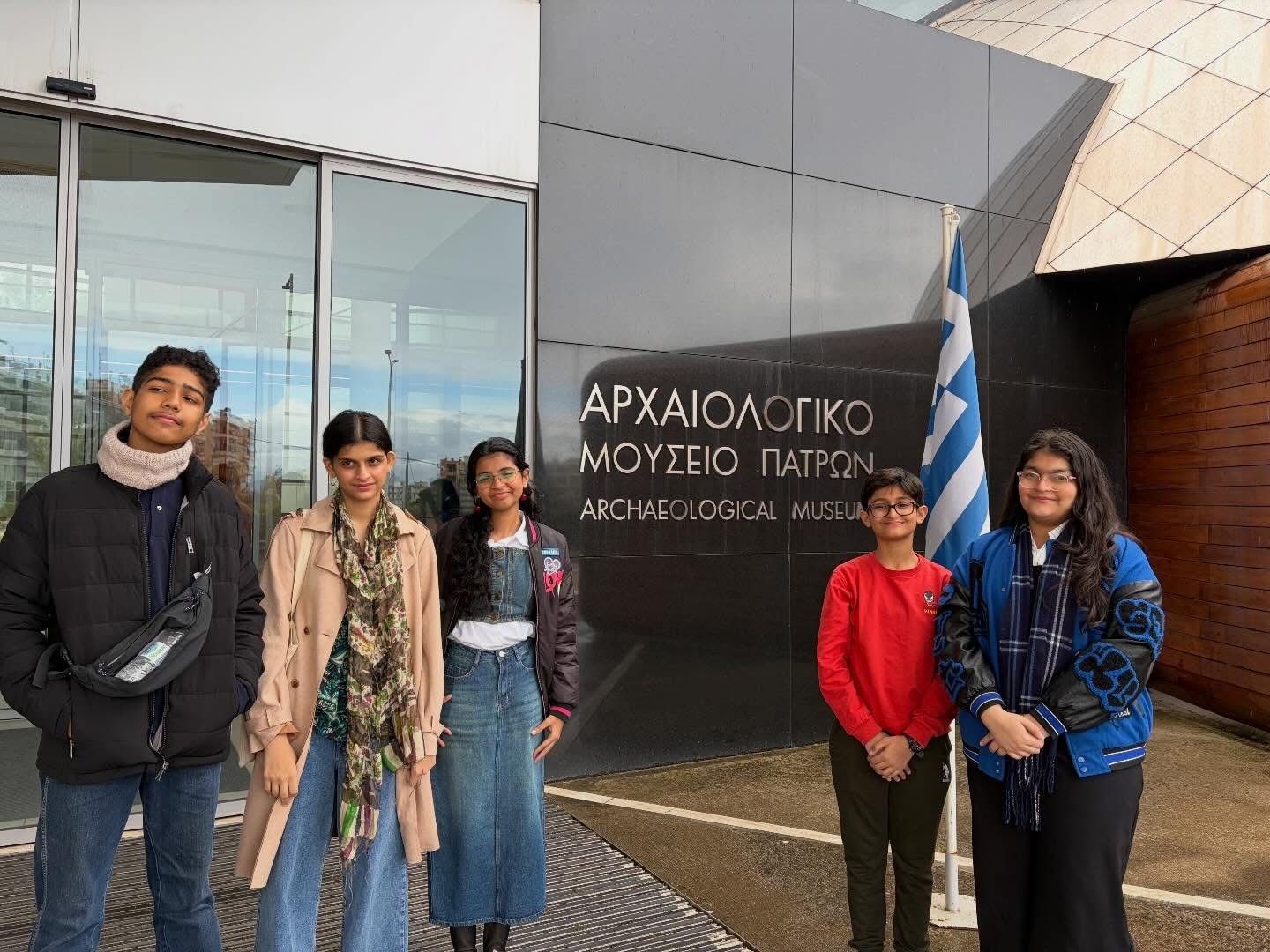 OPG World School students on a learning expedition in Greece
