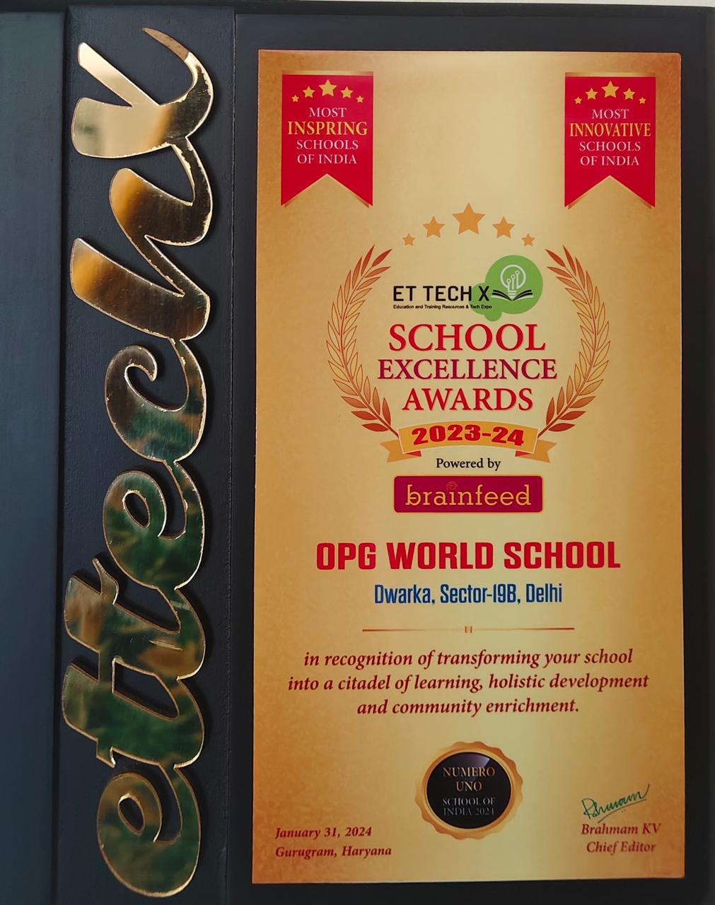 School Award 1