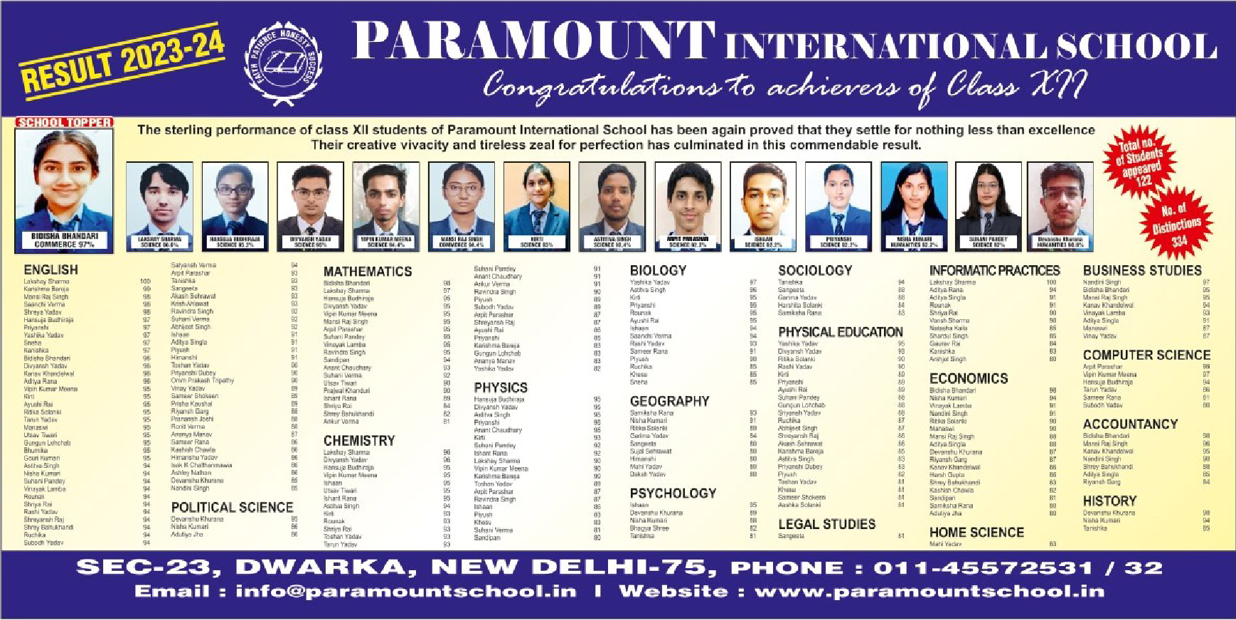 PARAMOUNT INTERNATIONAL SCHOOL