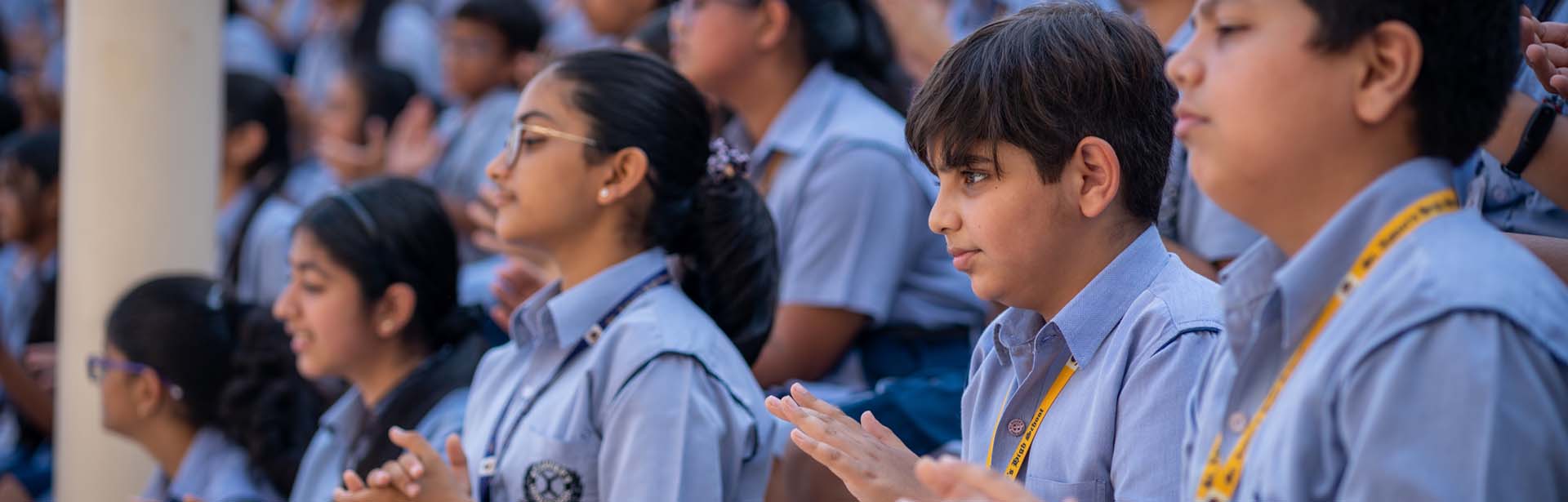 Classroom scene showing students focused and disciplined, a hallmark of the best CBSE school in Gurgaon.