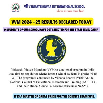 VVM 2024 -25 Results