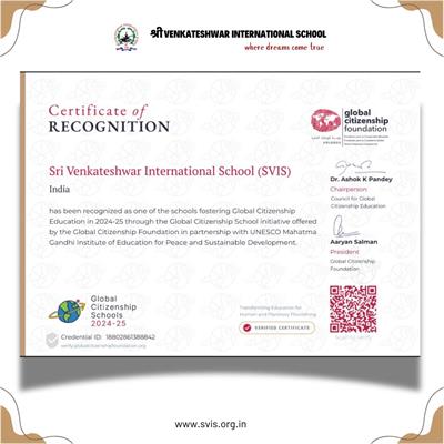 Certificate of Recognition