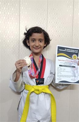 Jasmine Shines with Silver at Khelo India Taekwondo Championship 2025