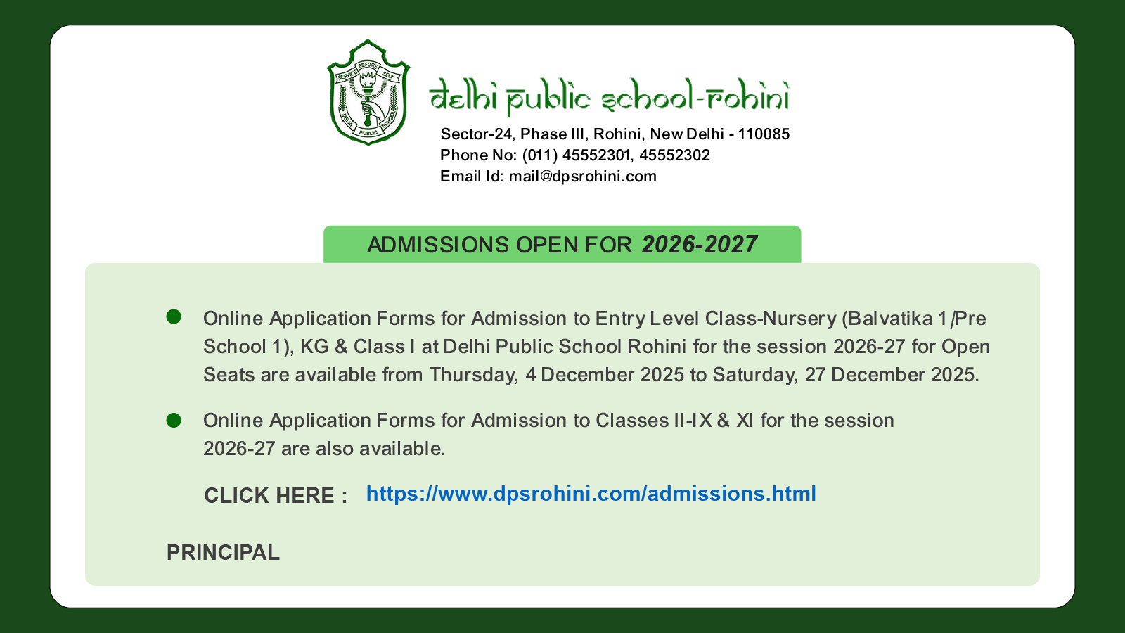 DELHI PUBLIC SCHOOL