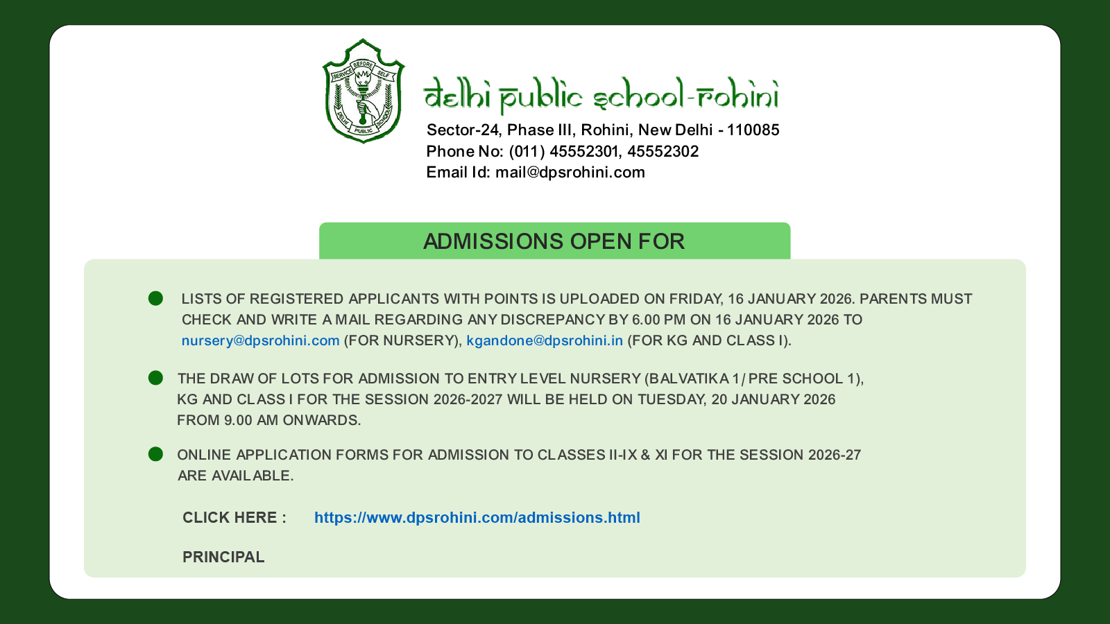DELHI PUBLIC SCHOOL