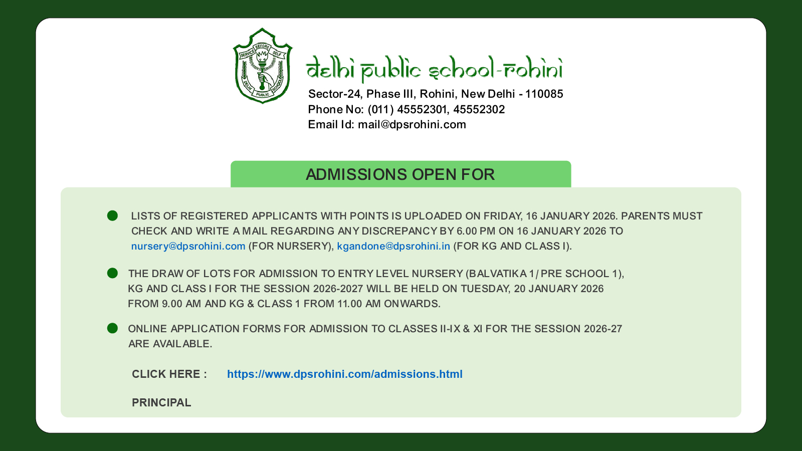 DELHI PUBLIC SCHOOL