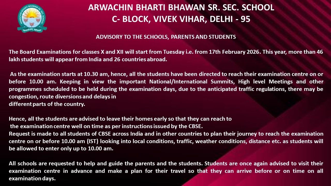 Arwachin Bharti Bhawan Sr. Sec. School