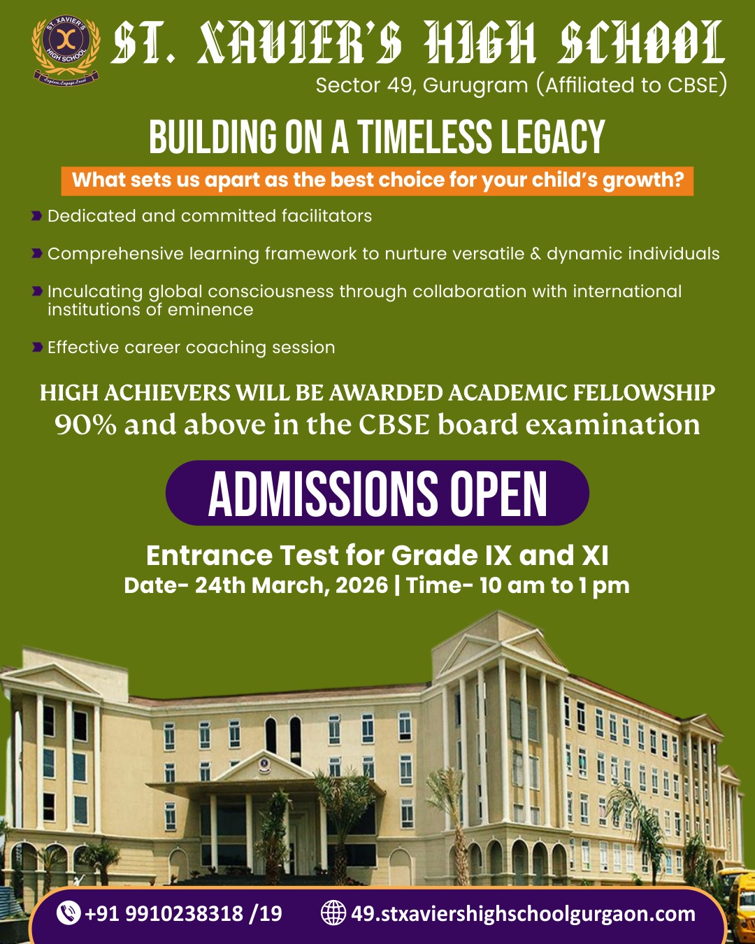 St. Xavier`s High School