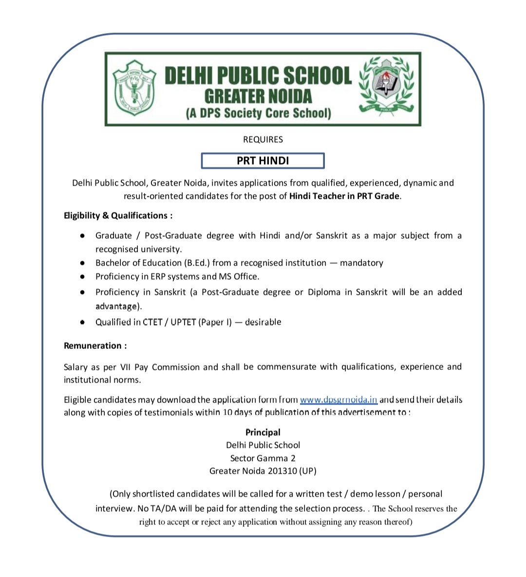 DELHI PUBLIC SCHOOL