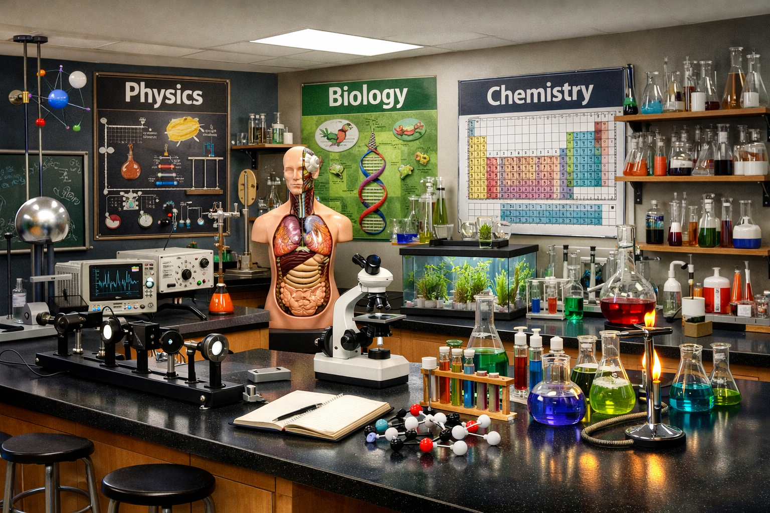 The Three Science Labs