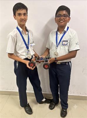 MathBot Team Wins Second Position at  Tinkerverse Competition
