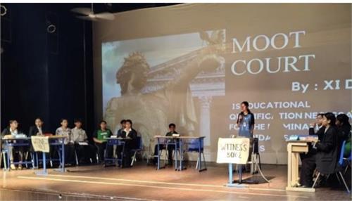 Justice in Action: Class XI-D’s Moot Court Experience