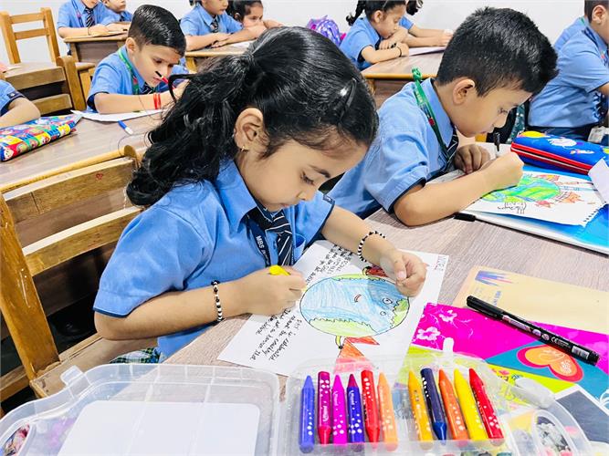 Poster Making Activity(World Heritage Day) Class II