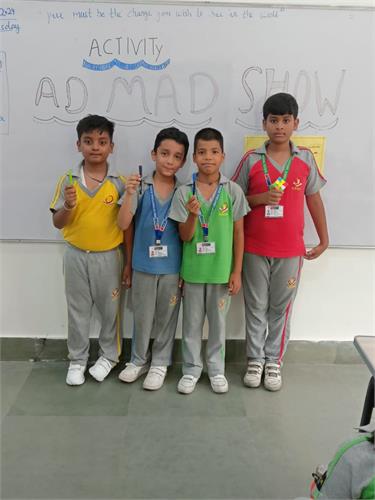 Ad-Mad Show Activity- Class IV