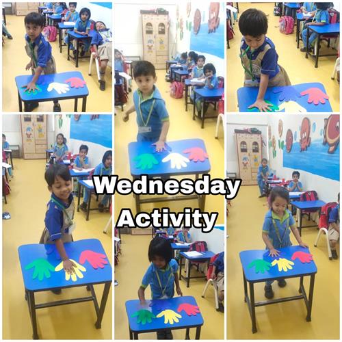 Wednesday Activities - Focus Game, Colour Game and Vocabulary Kit Activity