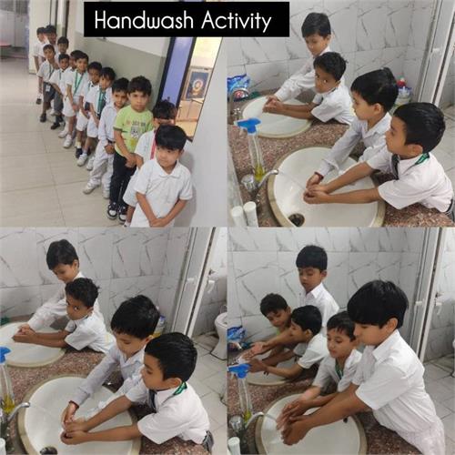 Cleanliness drive  #Handwash Activity  Class Balvatika 1- Balvatika 2B