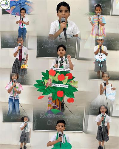 Poem Recitation Competition on 25th July 2025