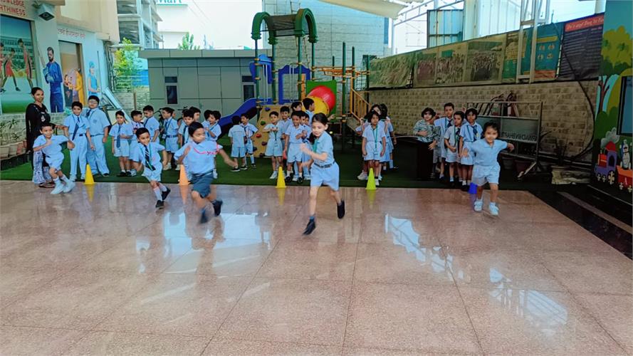 Rainbow leaps activity  Class-1A & 1B