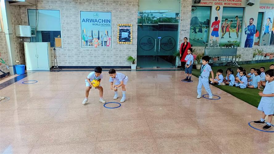 Run hop jump and number Locomotion challenge Activity  Class - 1A &1B