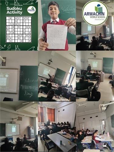 National Mathematics Day  Class III to VIII