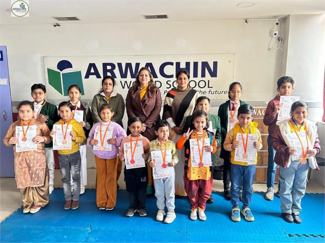 Avantika Art Competition Certification Silver and Bronze medal winners
