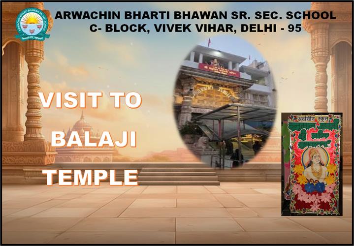 Visit To Balaji Temple _Class - I & II (01.04.26)