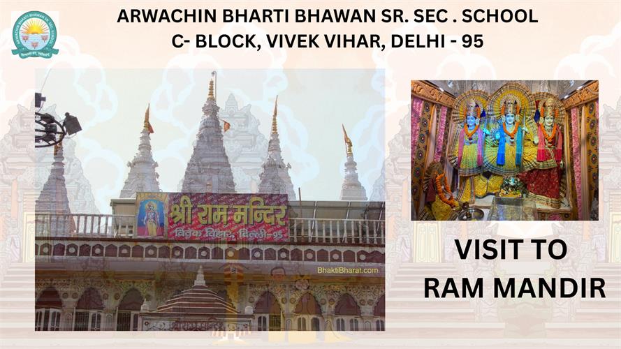 Visit To Ram Mandir Class 6 - 8 (9-4-26)