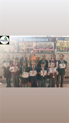 Our students shine bright at the Humming Bird Spell Bee with Gold and Silver Medals. Congratulations