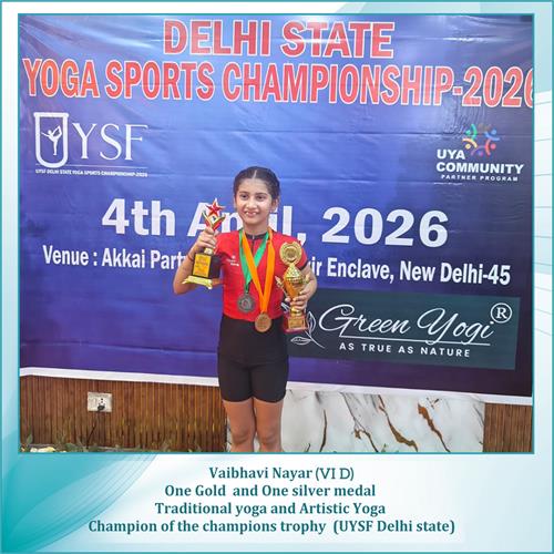 4th UYSF Delhi State Yoga Championship Winners