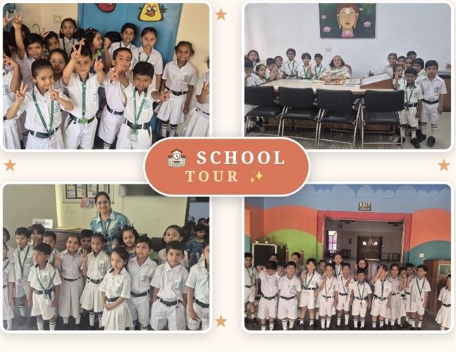 School Campus Tour, Hand Printing Activity & Plantation Drive