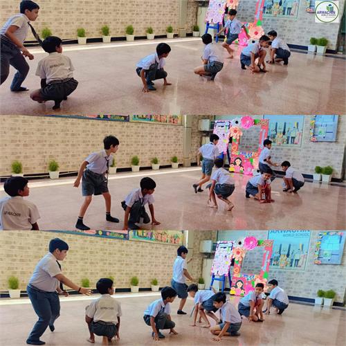Kho kho activity  Class 5 A