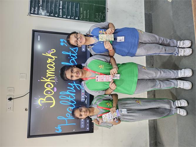Class VII : Healthy Habits Bookmark