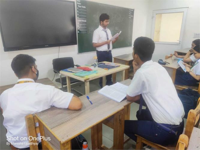 Class IX-XI :  Speech Competition-   “Educate, agitate and othanize”