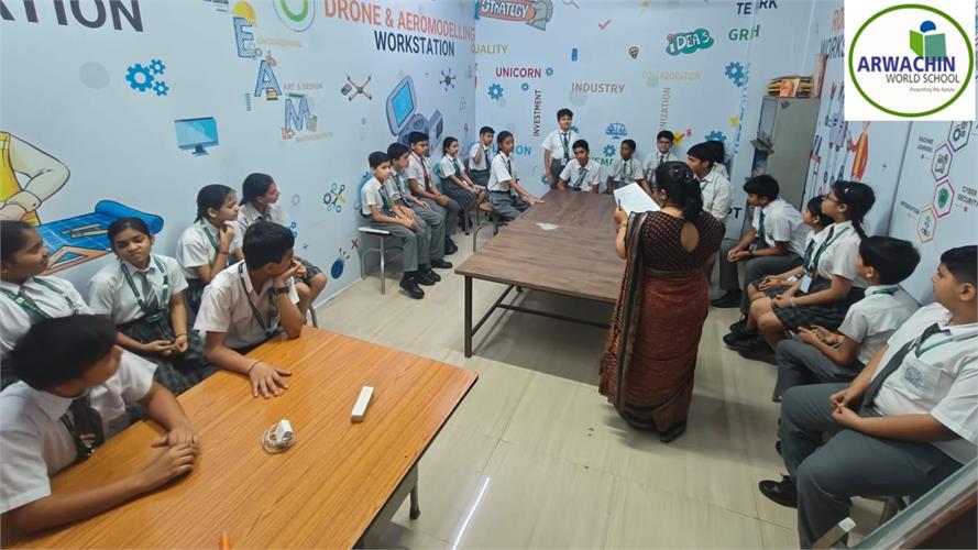 Inter House Tech Quiz  On International Technology Day Sub Junior(3 to 5) and Junior (6 to 8)
