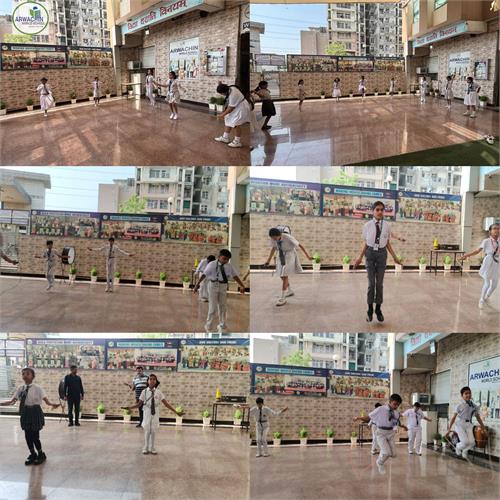 Inter house skipping competition Classes - 3rd to 8th