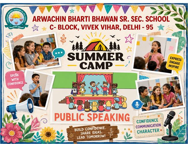 Summer Camp - Public Speaking May 2026