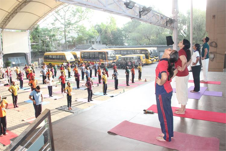 12th InternationalYoga Day practice session Day 1 (20-06-2026)