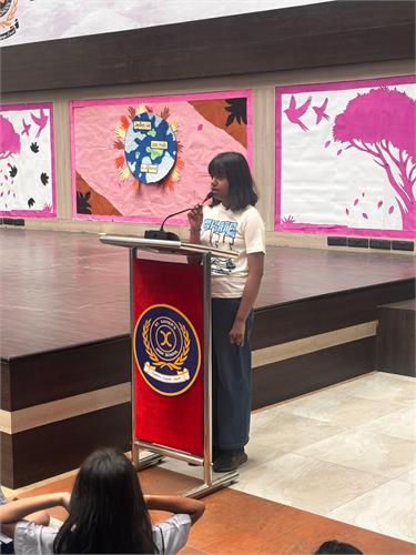Special Assembly on World Population Day by V-B
