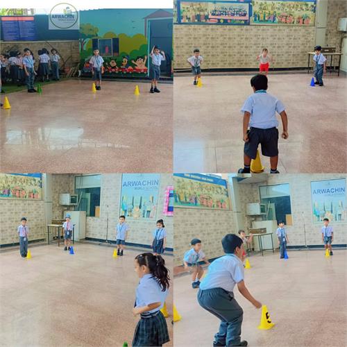 Run hop and jump Activity  Class - 1A & 1B