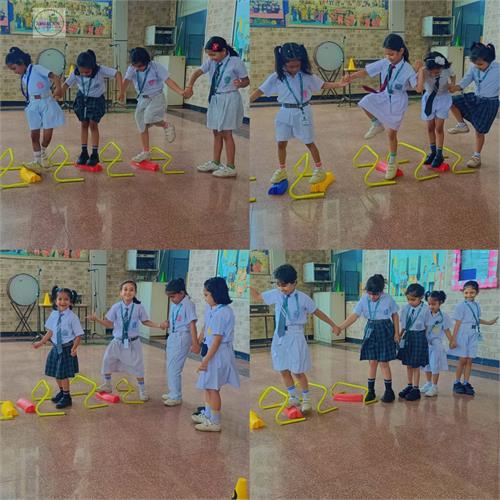 Toe  clapping Activity  Class -2 A & 2 B