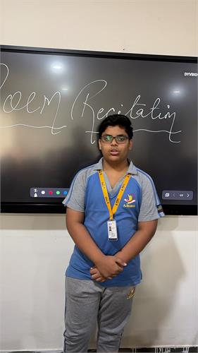 Class IX-X : POETRY RECITATION