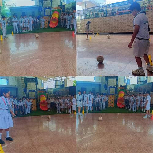 Football - passing & Dribbling Activity  Class 4 A