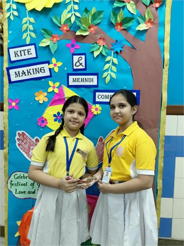 Mehandi and kite making competition
