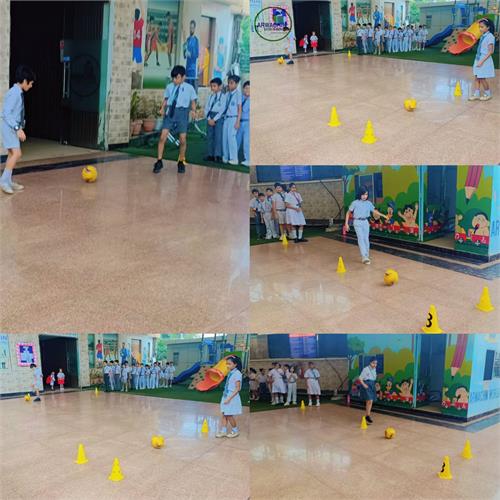 Football passing and shoot Activity  Class - 4A